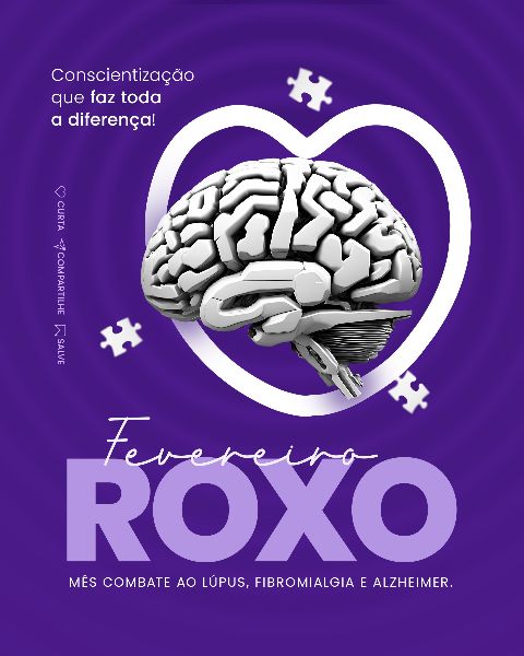 CAMPANHA | FEVEREIRO ROXO -  SOCIAL MEDIA