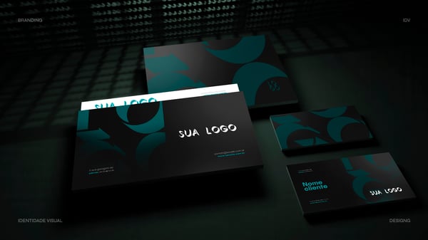 APRESENTAÇÃO COMERCIAL IDENTIDADE VISUAL BRAND KIT MOCKUP SOCIAL MEDIA PSD EDITÁVEL