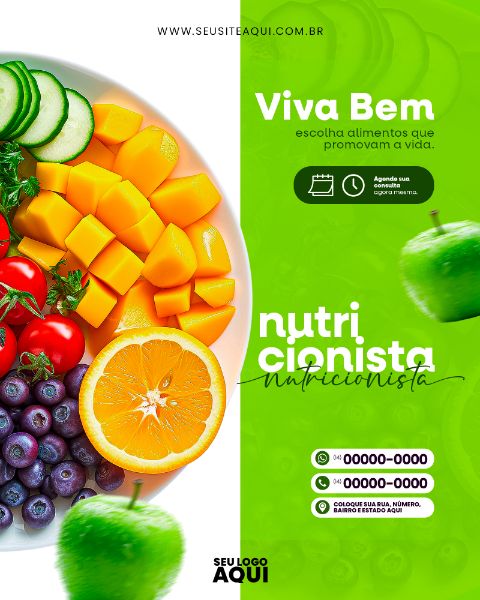 FEED | NUTRICIONISTA | DIETA | ALIMENTAÇÃO | PSD EDITÁVEL