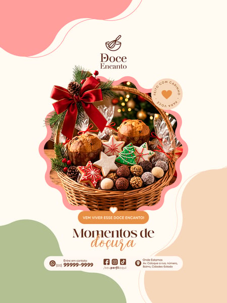 POST FEED DOCERIA CONFEITARIA SOCIAL MEDIA TEMPLATE PSD EDITÁVEL 05