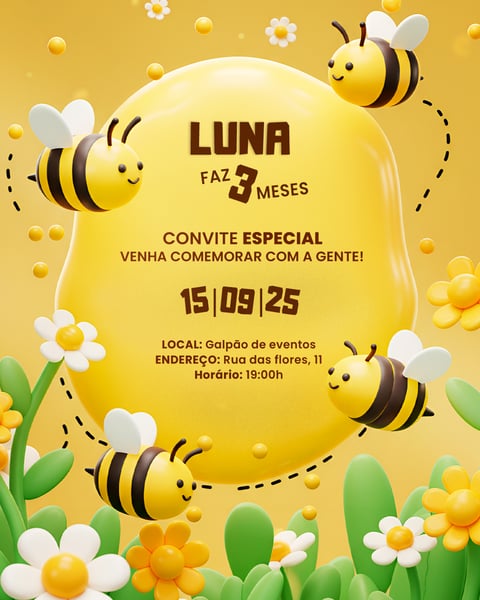 Convite Aniversário Infantil