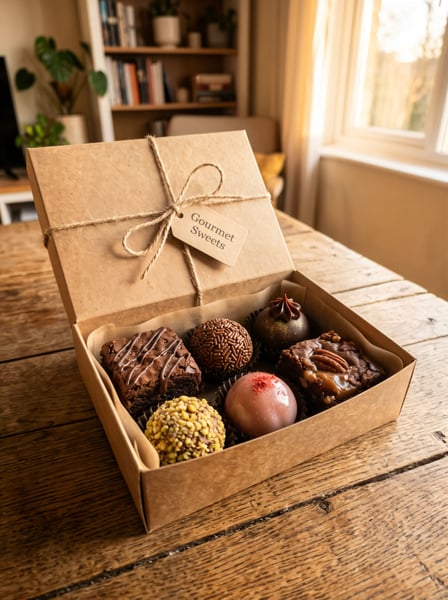 CAIXA ABERTA COM DOCES DENTRO 1