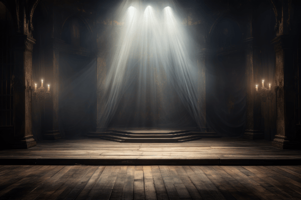 BACKGROUND COM LUZES E LED PALCO SHOW EVENTO PARA COMPOSIÇÃO SOCIAL MEDIA PLANO DE FUNDO