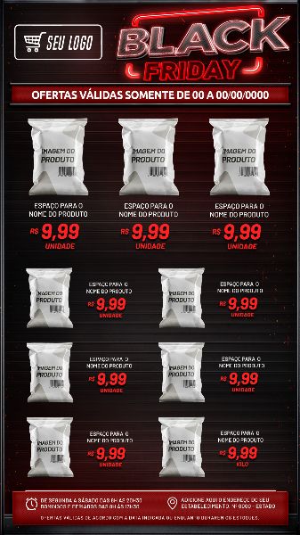 FOLHETO BLACK FRIDAY - 9 PRODUTOS