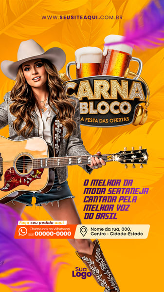 STORY BLOCO CARNAVAL SOCIAL MEDIA PSD EDITÁVEL 09