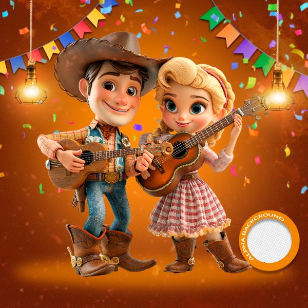 MASCOTES DE FESTA JUNINA MODELO 212