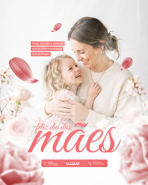DIA DAS MÃES 10 DE MAIO FELIZ DIA DAS MÃES PSD EDITÁVEL 4