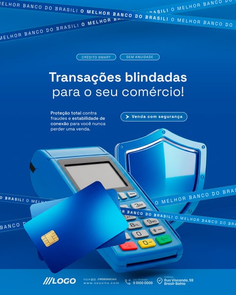 BANCO DIGITAL CARTÃO DE CRÉDITO E MAQUINETA ABRA SUA CONTA SOCIAL MEDIA PSD EDITÁVEL 4