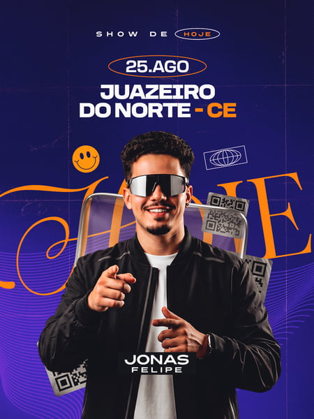 FLYER AGENDA PRÓXIMOS SHOWS FEED PSD EDITÁVEL