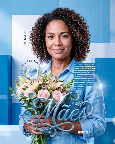 DIA DAS MÃES 10 DE MAIO SOCIAL MEDIA PSD EDITÁVEL 4