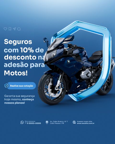 SEGURO DE VEÍCULO DESCONTO SOCIAL MEDIA FEED VERTICA