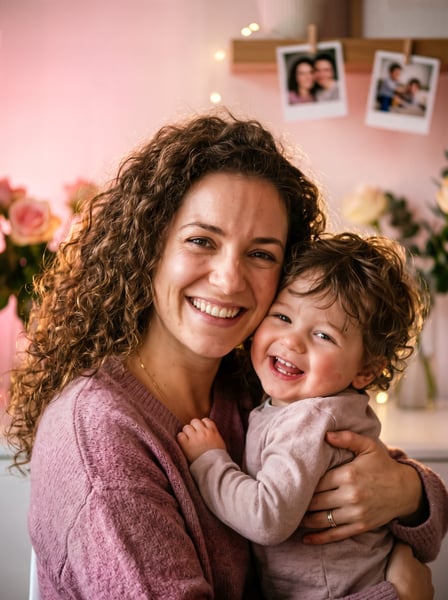 Mãe com o seu filho abraçados 03