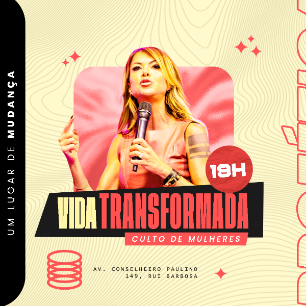 FLYER GOSPEL - CULTO MULHERES - FEED