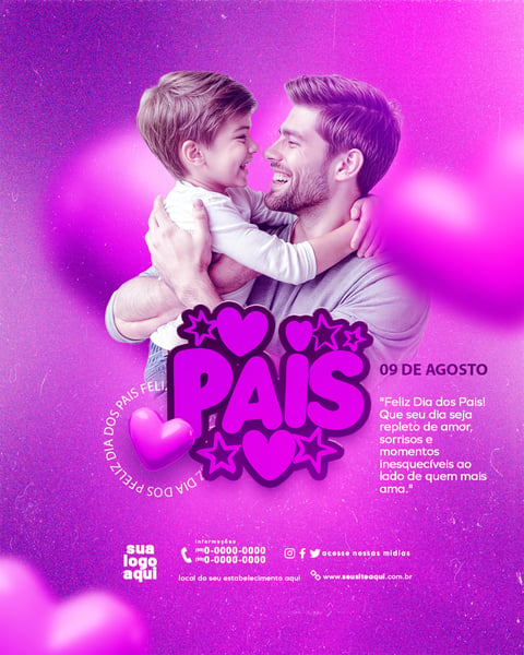 09 DE AGOSTO DIA DOS PAIS FEED 9