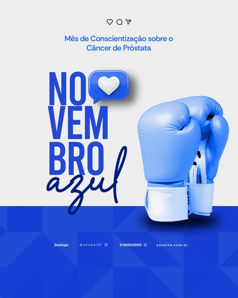 NOVEMBRO AZUL SOCIAL MEDIA PSD 8