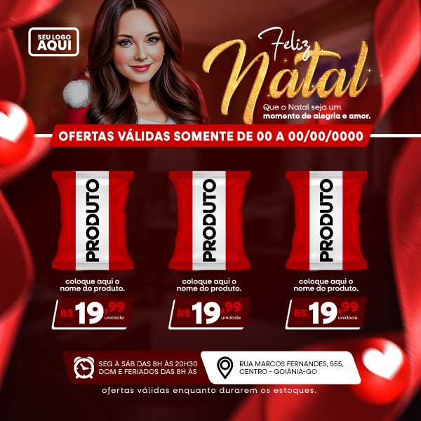 TABLÓIDE | FOLHETO | FELIZ NATAL | PSD EDITÁVEL