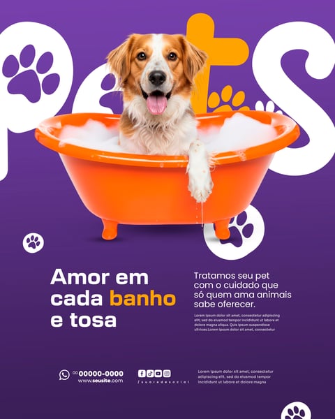 SOCIAL MEDIA PET SHOP PSD EDITÁVEL 2