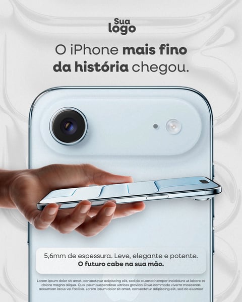 O IPHONE MAIS FINO DA HISTÓRIA