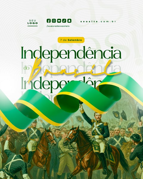 INDEPENDÊNCIA DO BRASIL 7 DE SETEMBRO FEED SOCIAL MEDIA EDITÁVEL 31
