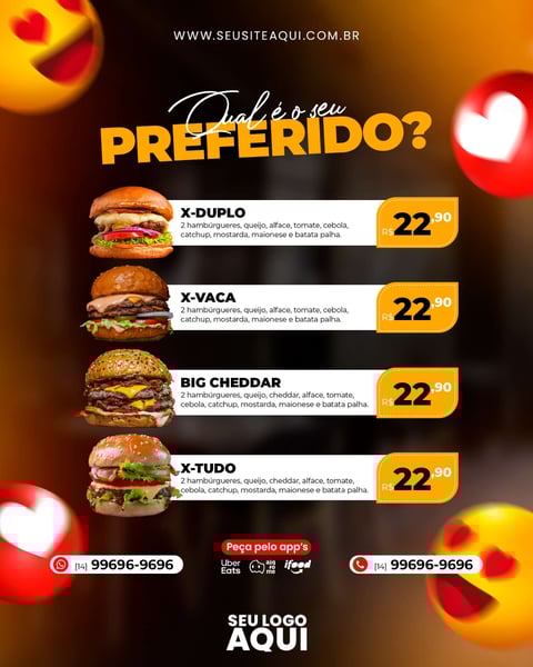 POST FEED - HAMBURGUERIA