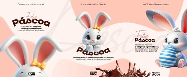 CARROSSEL VERTICAL - FELIZ PÁSCOA | PSD EDITÁVEL