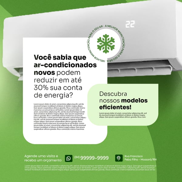 AWB AR CONDICIONADO - APARELHOS NOVOS