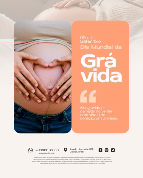 9 DE SETEMBRO DIA MUNDIAL DA GRAVIDA