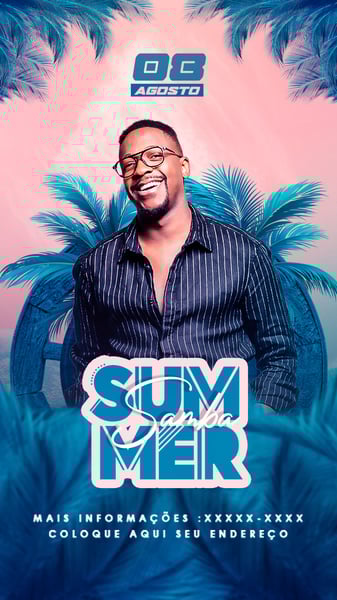 FLYER EVENTO SAMBA SUMMER STORIES