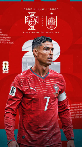 FLYER MATCHDAY CR7 PORTUGAL COPA 2026