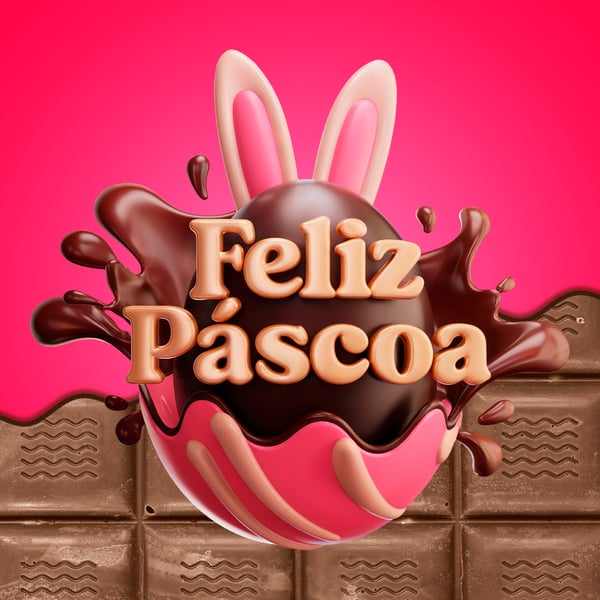 XUE ELEMENTO 3D OARA COMPOSIÇÃO DE ARTES DE PÁSCOA MODELO 21