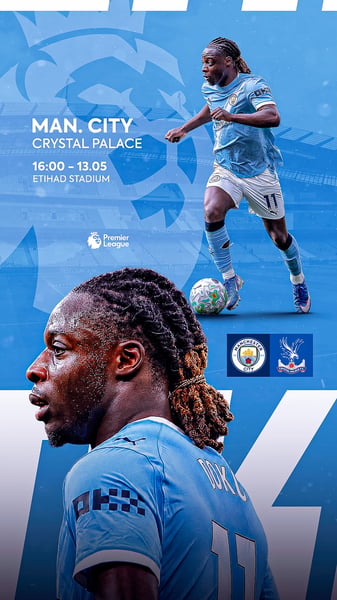 FLYER MATCHDAY DOKU MAN CITY
