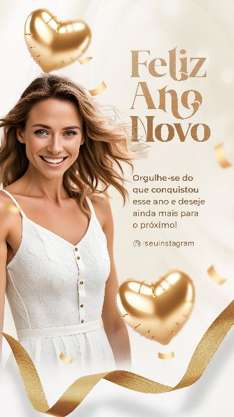 SOCIAL MEDIA - ANO NOVO FELIZ 2024 - NEW YEAR HAPPY 2024 - 35 STORY