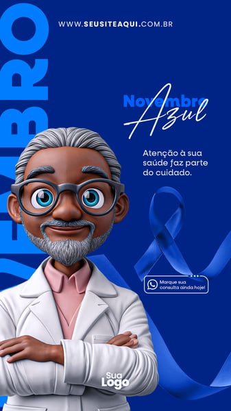 STORY NOVEMBRO AZUL SOCIAL MEDIA