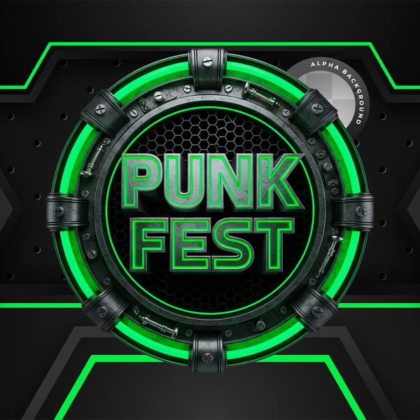 SELO 3D PARA EVENTOS PUNK FEST