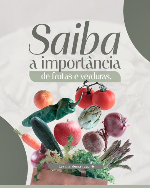 NUTRICIONISTA BENEFÍCIOS DE FRUTAS E VERDURAS PSD