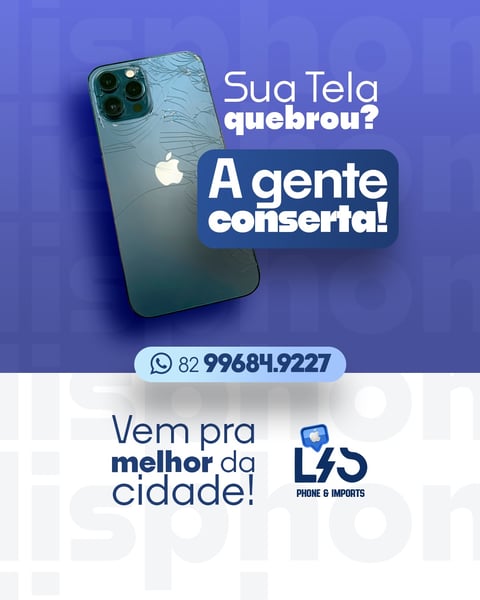 TELA QUEBROU - LOJA DE CELULARES