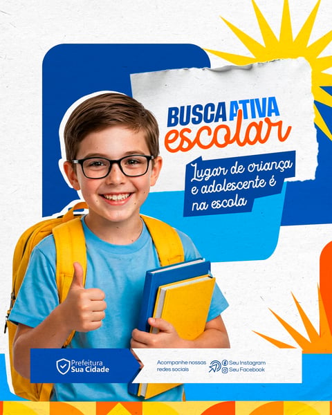 Social Media Busca Ativa Escolar