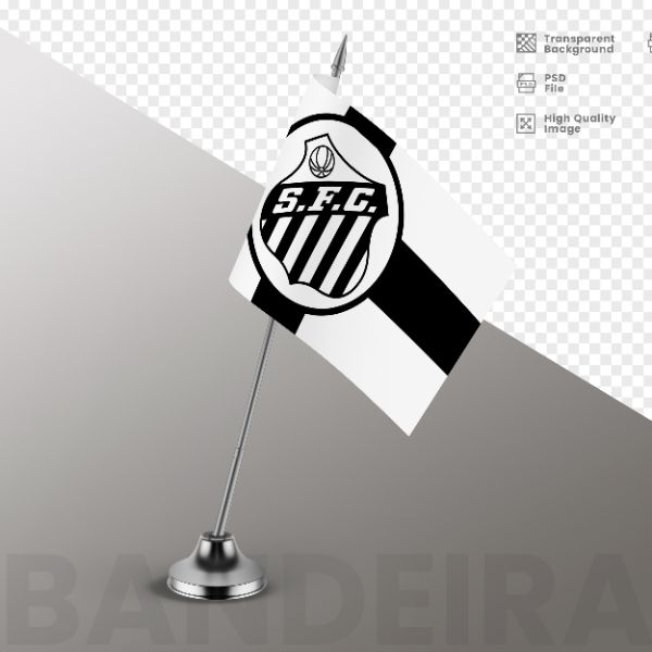 ELEMENTO PARA COMPOSIÇÃO BANDEIRA SANTOS