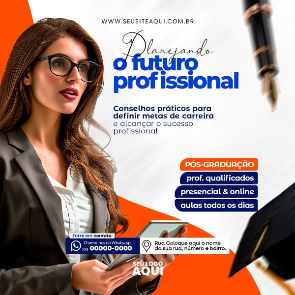 VOLTA ÀS AULAS | FACULDADE | ESCOLA | PSD EDITÁVEL