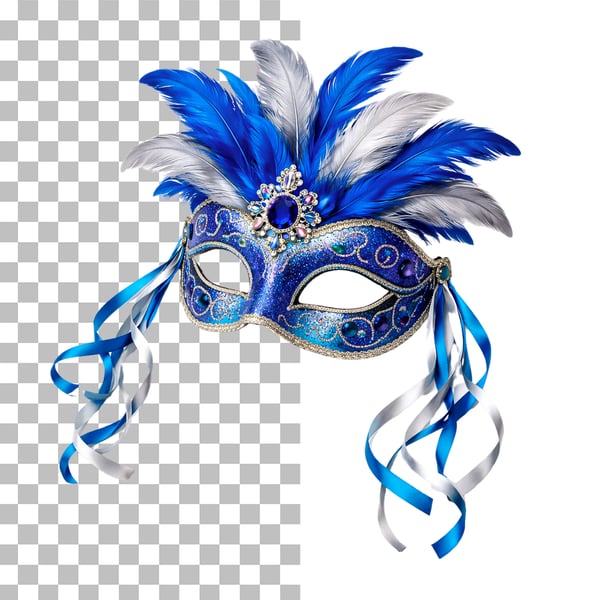 MÁSCARA DE CARNAVAL EM PNG TRANSPARENTE