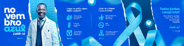 NOVEMBRO AZUL MÊS DO COMBATE AO CÂNCER DE PRÓSTATA  CARROSSEL 3