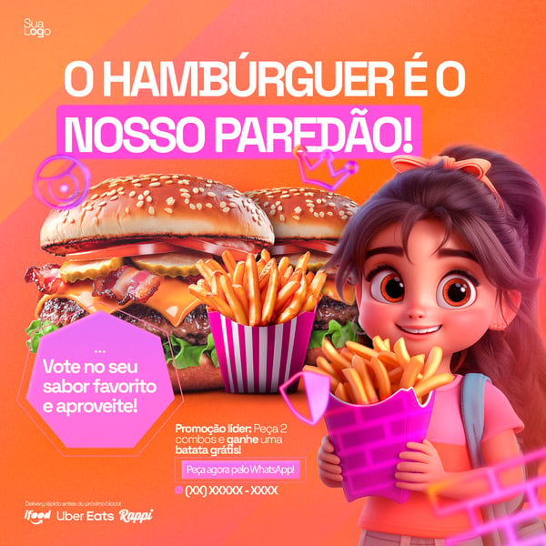 COLEÇÃO BIG BROTHER BURGERS SOCIAL MEDIA PSD EDITAVEL