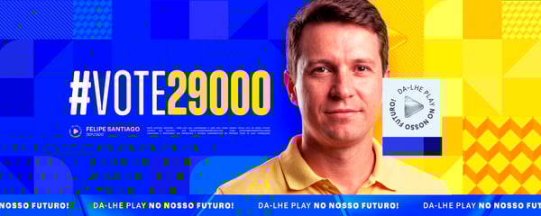 Campanha Marketing Político Banner Capa Facebook Social Media PSD Editável