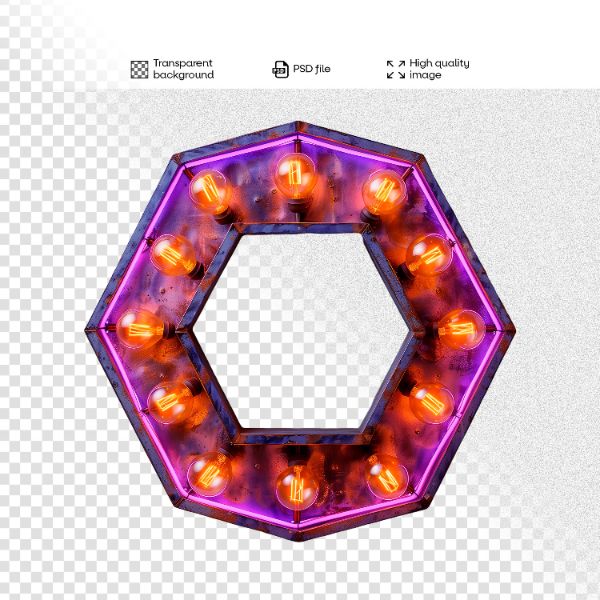 ELEMENTO DE MADEIRA COM LUZES | 3D | PARA COMPOSIÇÃO | IMAGEM SEM FUNDO