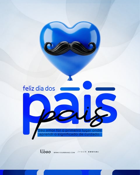 FELIZ DIA DOS PAIS AGOSTO SOCIAL MEDIA PSD EDITÁVEL 4