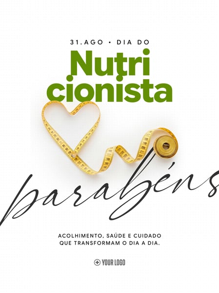 DIA DO NUTRICIONISTA SOCIAL MEDIA FLYER PSD EDITÁVEL