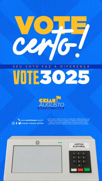 CAMPANHA POLÍTICA DEPUTADO FEDERAL STORIES 9