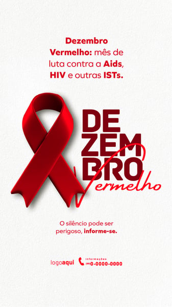 DEZEMBRO VERMELHO MÊS DE LUTA CONTRA A AIDS, HIV E OUTRAS ISTS STORY (5)