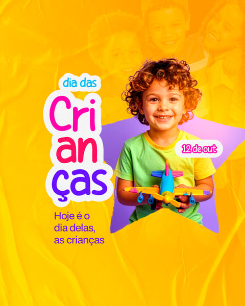 DIA DAS CRIANÇAS SOCIAL MEDIA PSD 8