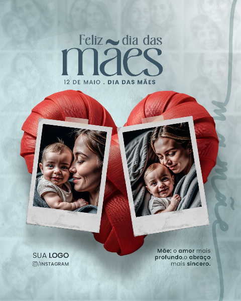SOCIAL MEDIA - DIA DAS MÃES . 8 DE MAIO